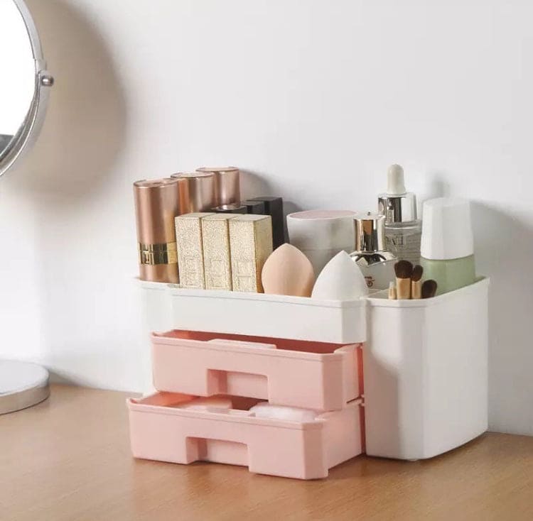 New Desktop Makeup Box, Professional Saving Space Desktop Cosmetics Storage Case, Drawer Type Box Cosmetic Organizer, Cosmetic Organizer/Box for Bathroom New Desktop Makeup Box, Professional Saving Space Desktop Cosmetics Storage Case, Drawer Type Box Cosmetic Organizer, Cosmetic Organizer/Box for Bathroom